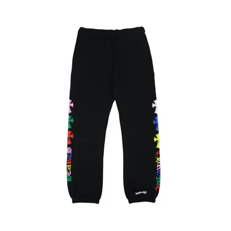 Chrome Hearts Joggers Multicolor Cross Black