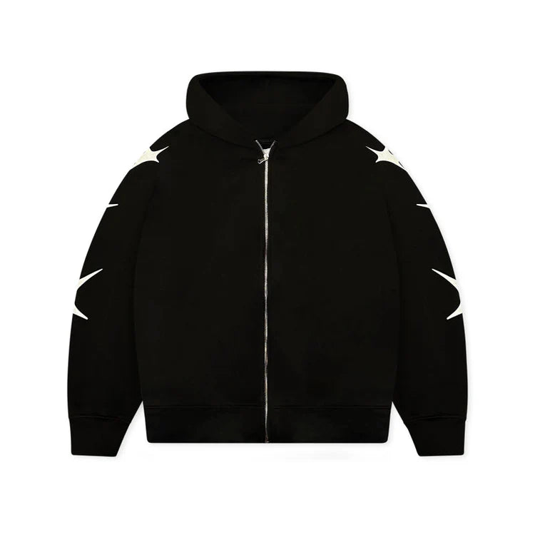 Année Lumière Zip Hoodie Cosmos Black