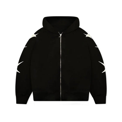 Année Lumière Zip Hoodie Cosmos Black