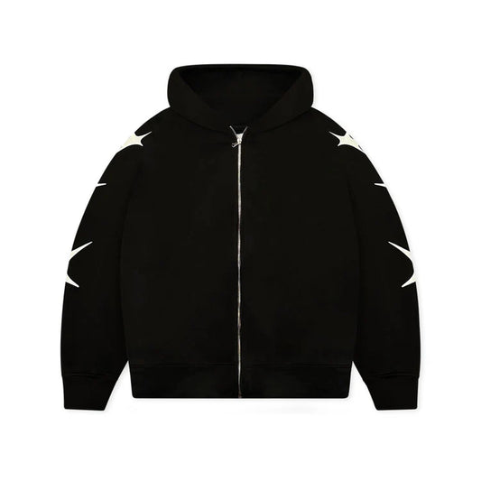 Année Lumière Zip Hoodie Cosmos Black