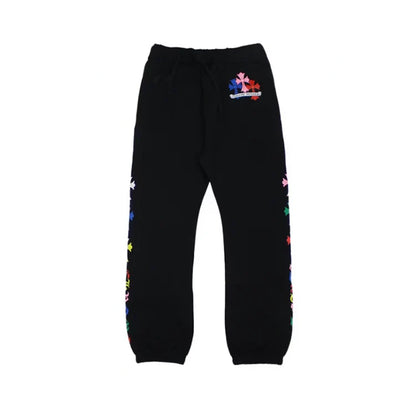 Chrome Hearts Joggers Multicolor Cross Black