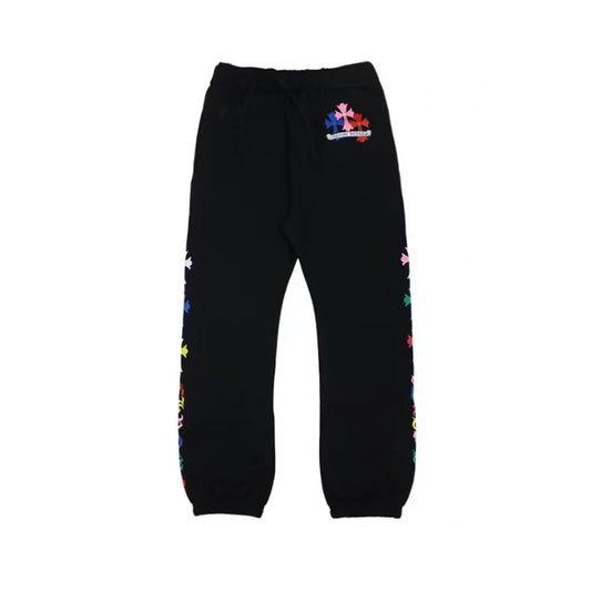 Chrome Hearts Joggers Multicolor Cross Black