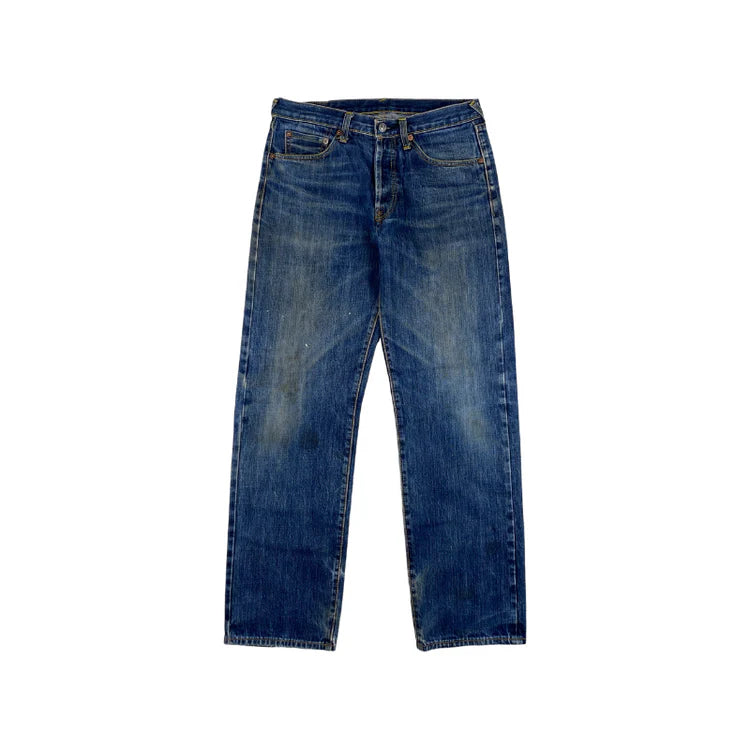 Evisu Jeans Blue Red Seagull